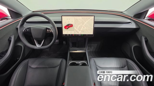 Tesla Model 3 — interior