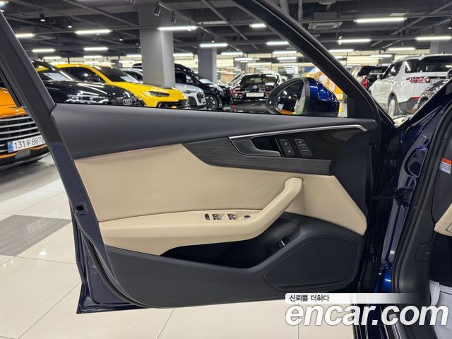 Audi A4 — interior