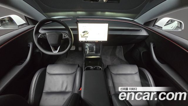 Tesla Model 3 — interior