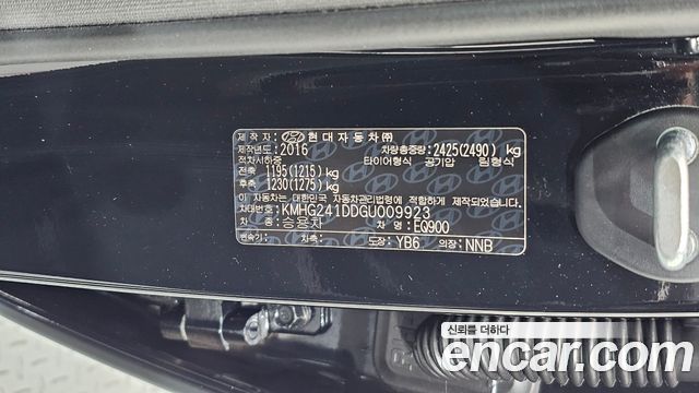 Genesis EQ900 2016 — photo 33