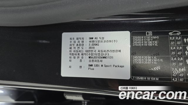 BMW 5-Series 2019 — photo 33