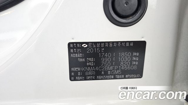 Renault Korea SM5  2015 — photo 25