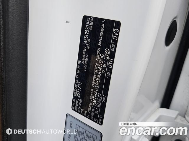 Genesis GV80 2021 — photo 20