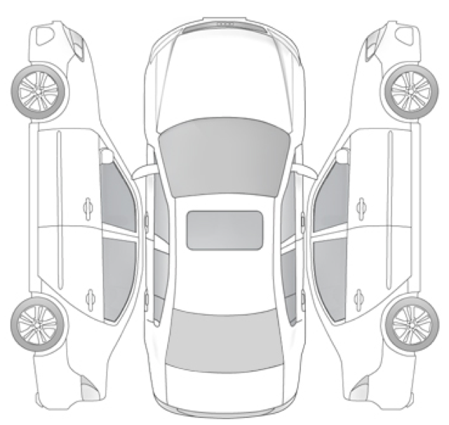 Vehicle body panel map